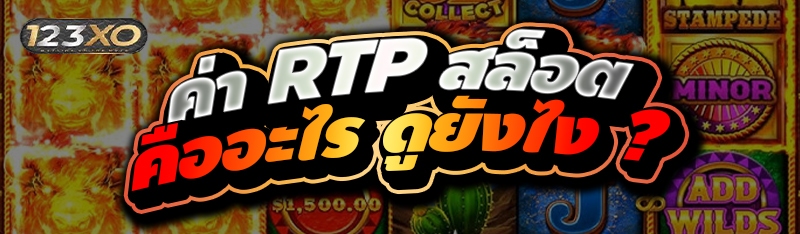 ค่า RTP สล็อตคืออะไร ดูยังไง ?
